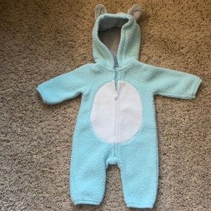 LIKE NEW Carter’s Easter Bunny suit for 3M baby with bunny ears in baby blue